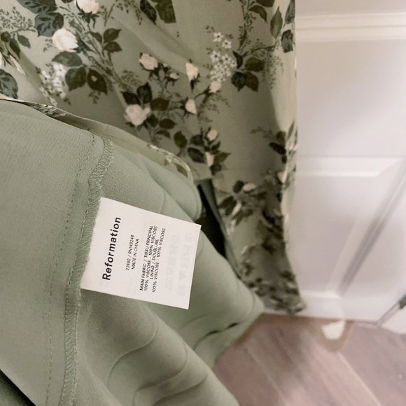 NWOT Reformation Twilight Dress Verde - Picture 4 of 4